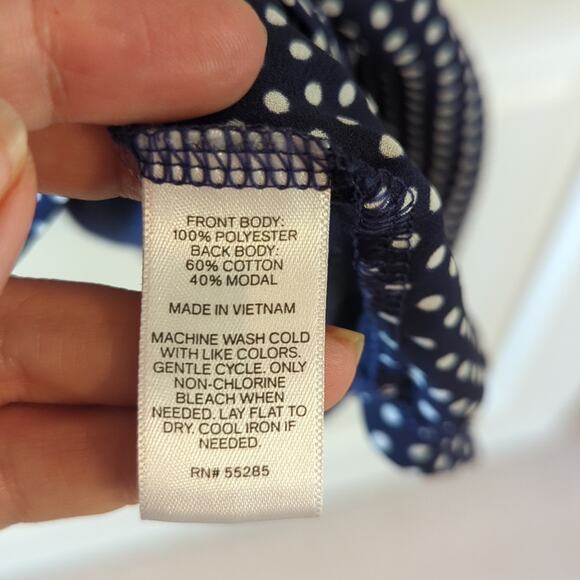 EUC Express Polka Dot Top, M - Picture 5 of 6